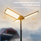 Rechargeable Outdoor Portable Hiking Camping Fishing Flashlight Telescoping Camping Lantern Telescopic Camping Light