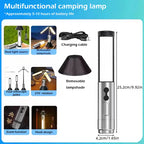Rechargeable Outdoor Portable Hiking Camping Fishing Flashlight Telescoping Camping Lantern Telescopic Camping Light