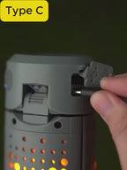 Rechargeable Outdoor Portable Hiking Camping Fishing Flashlight Telescoping Camping Lantern Telescopic Camping Light